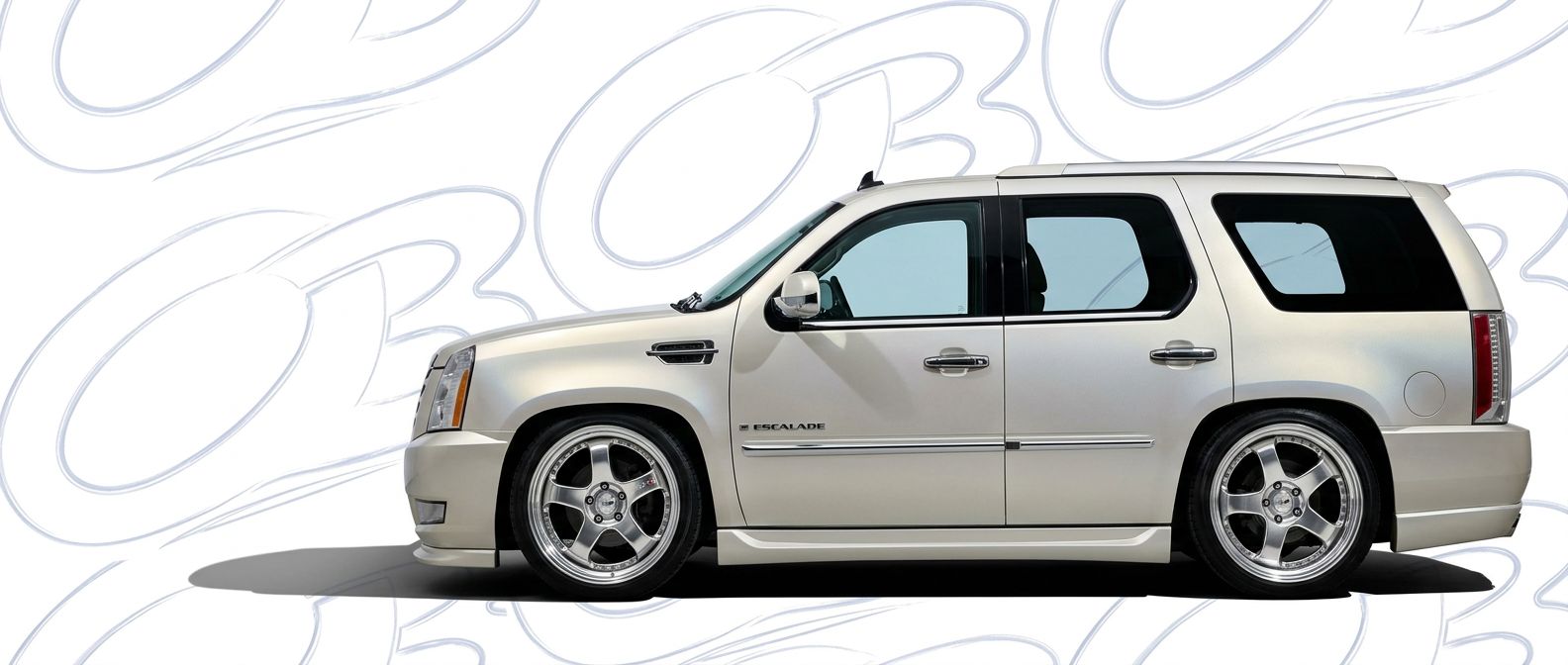 Front-angle view of 2012 Cadillac Escalade 2012 - Durable and stylish exterior enhancement.