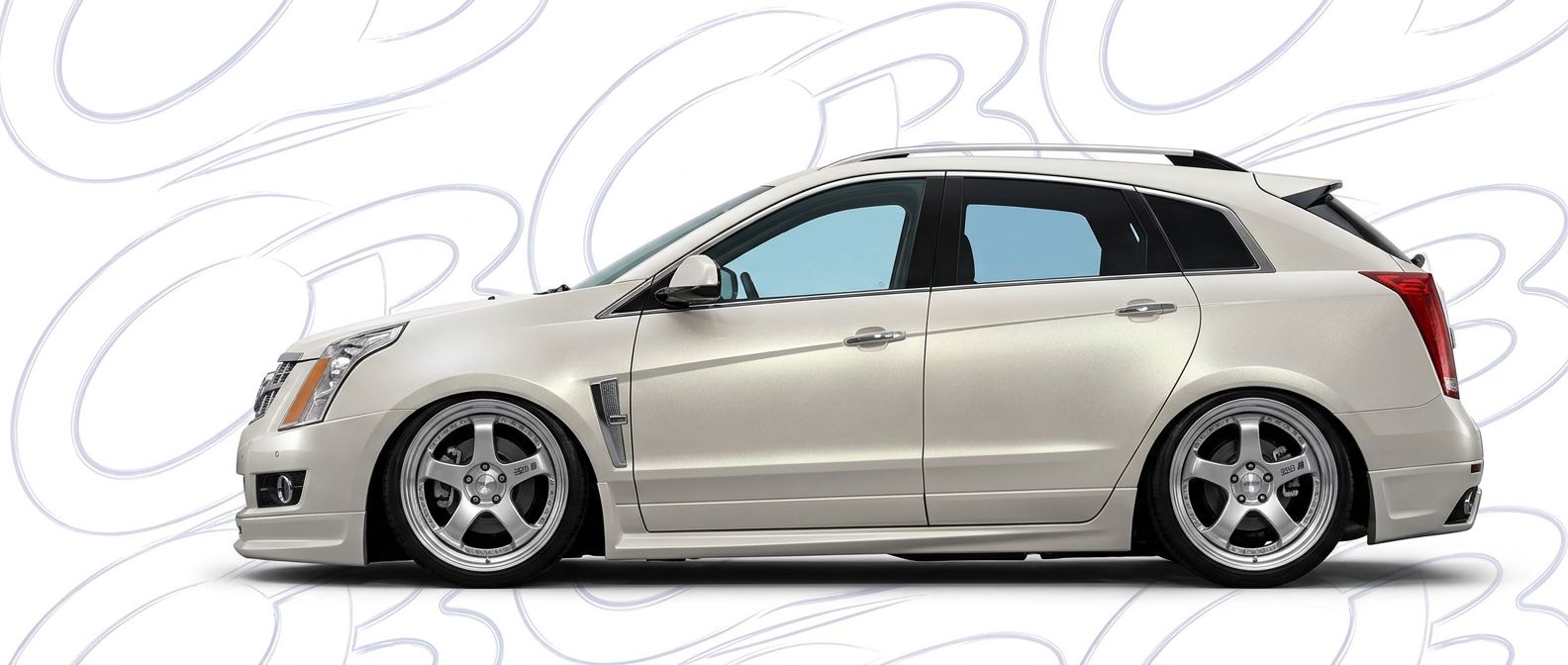 Top-tier 2015 Cadillac SRX 2015 featuring a high-gloss finish and carbon fiber weave.