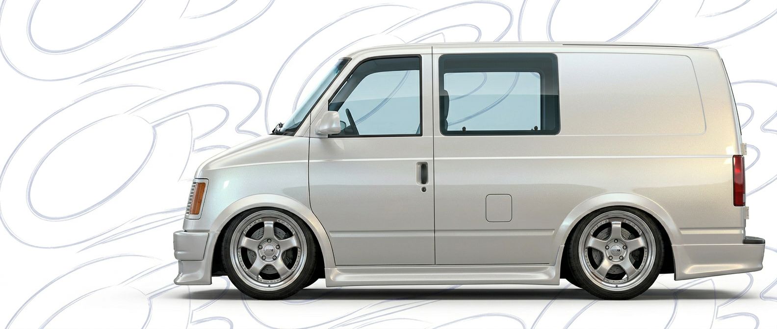 Front-angle view of 1988 Chevrolet Astro 1988 - Durable and stylish exterior enhancement.