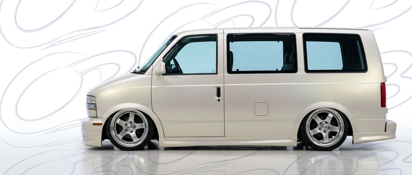 Professional automotive photography of a 1999 Chevrolet Astro with high-fidelity 1999.