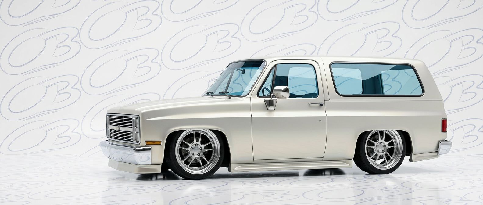 Professional automotive photography of a 1988 Chevrolet Blazer with high-fidelity 1988.