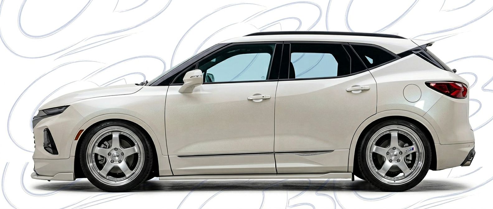 Professional automotive photography of a 2020 Chevrolet Blazer with high-fidelity 2020.