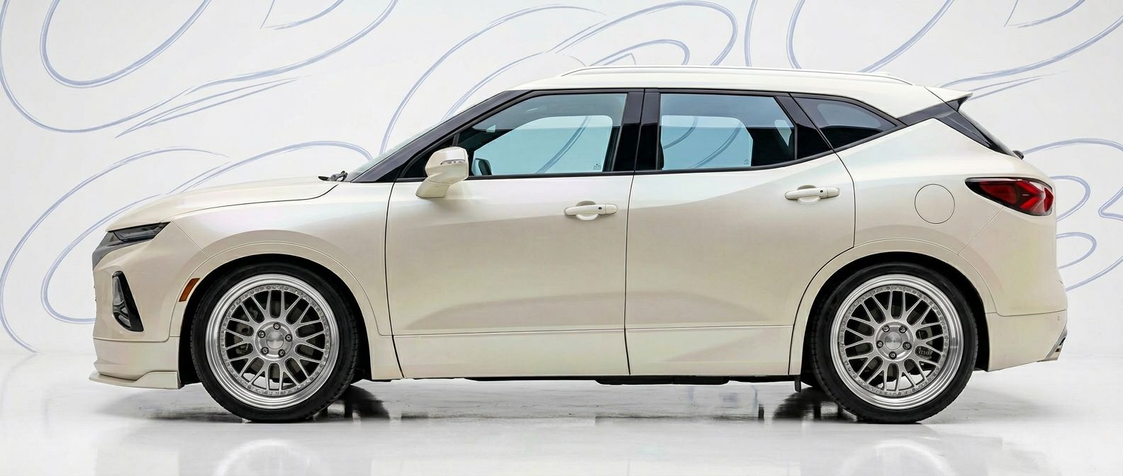 Top-tier 2024 Chevrolet Blazer 2024 featuring a high-gloss finish and carbon fiber weave.