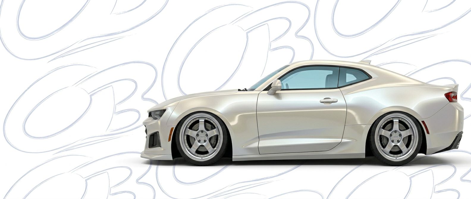 Front-angle view of  Chevrolet Camaro Camaro - Durable and stylish exterior enhancement.