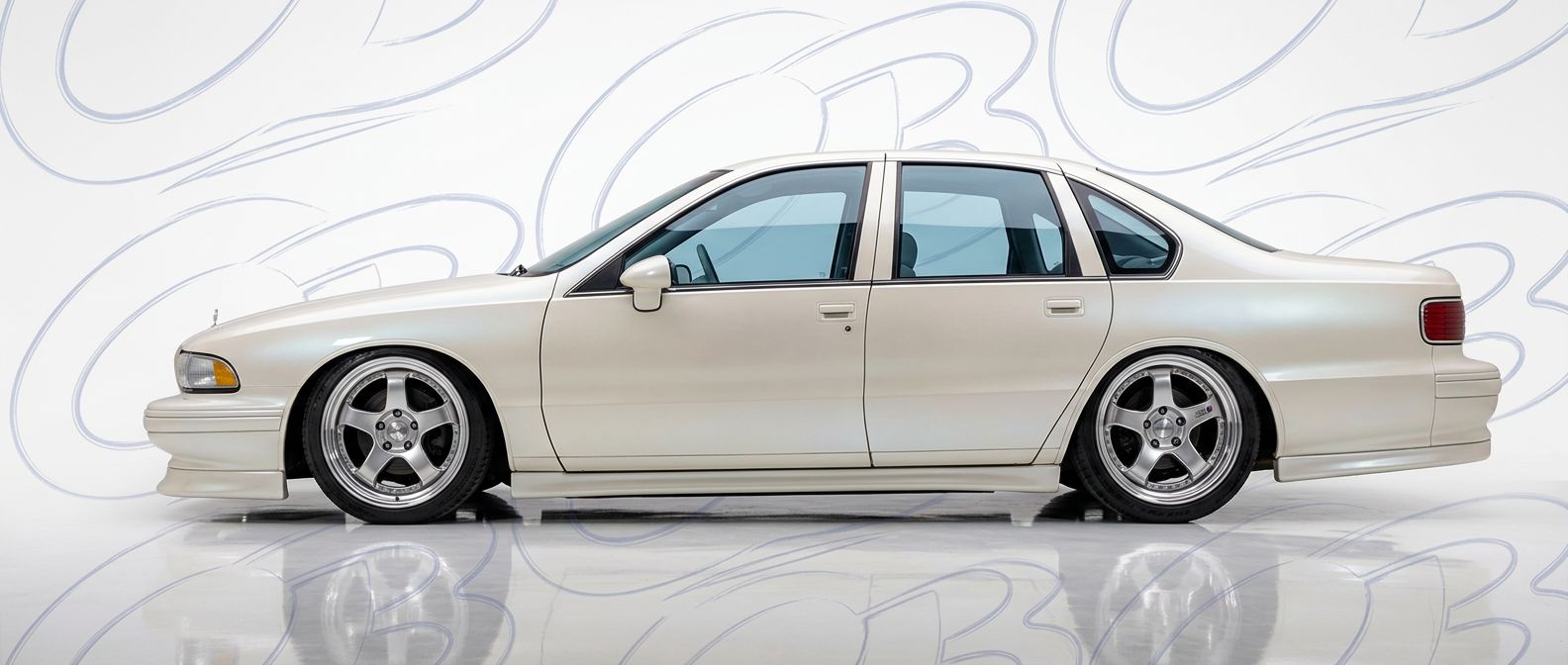 Top-tier  Chevrolet Caprice Caprice featuring a high-gloss finish and carbon fiber weave.