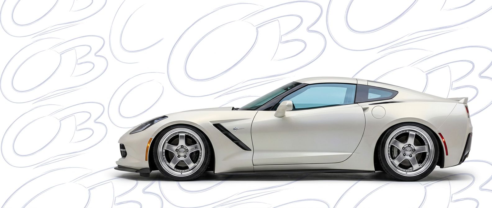 Detailed view of 2018 Chevrolet Corvette 2018 featuring lightweight, durable construction.