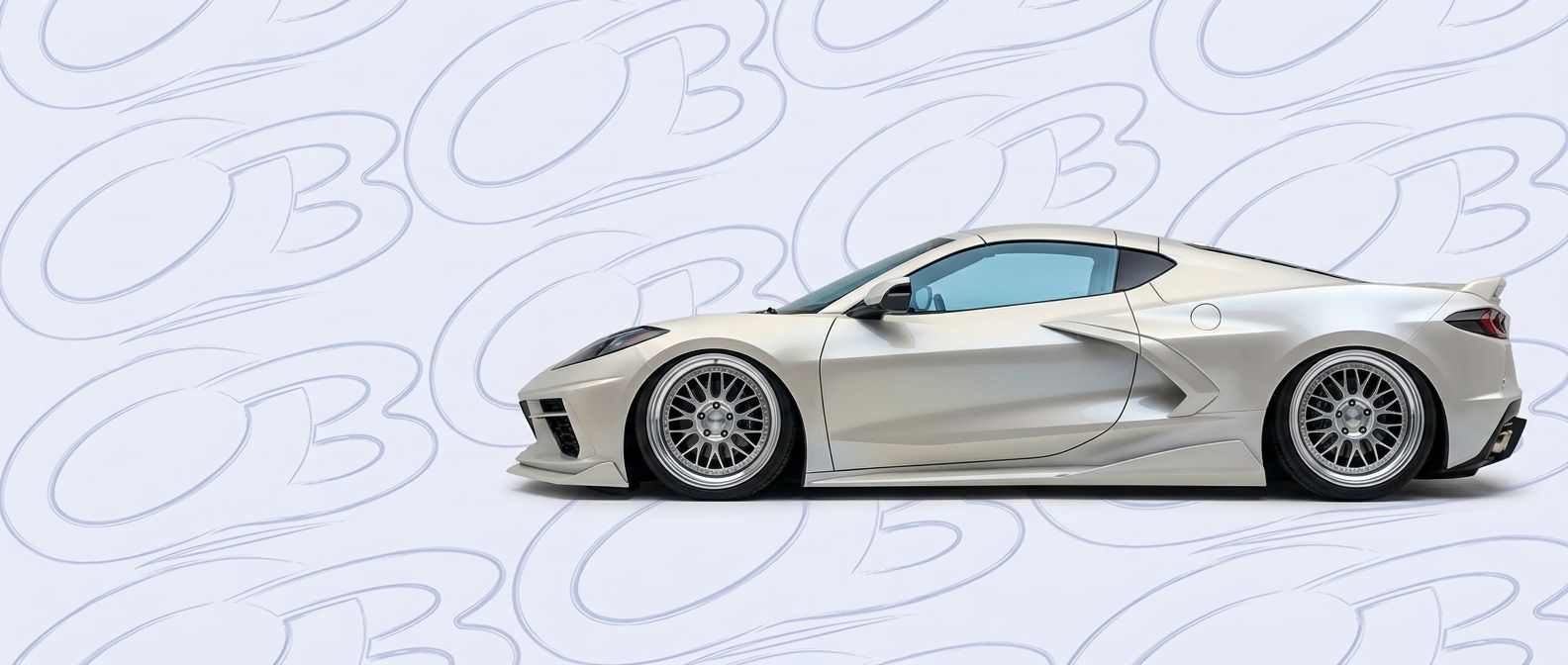 Chevrolet Corvette 2024 - Bodykits, Bumpers, Fenders and more... High-quality 2024 Chevrolet Corvette 2024 exterior shot with professional studio lighting.