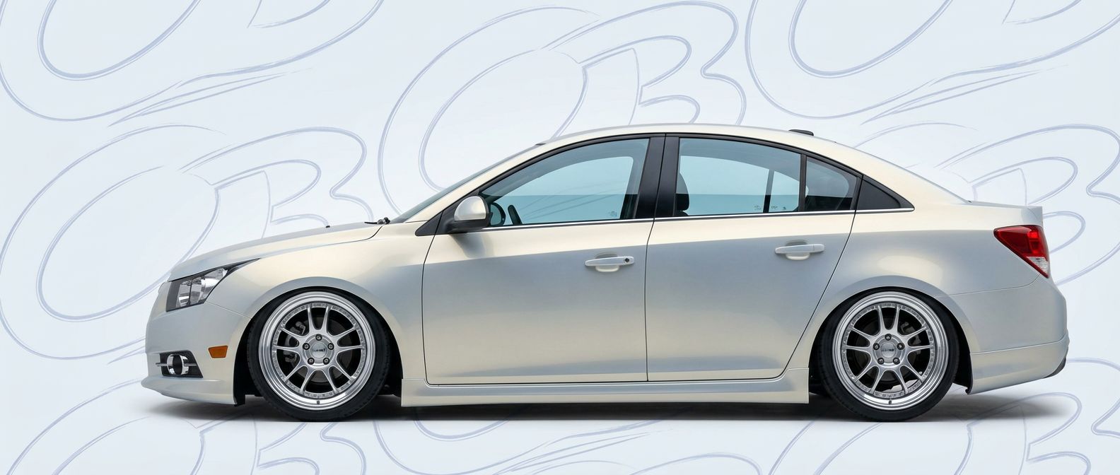 Professional automotive photography of a 2013 Chevrolet Cruze with high-fidelity 2013.