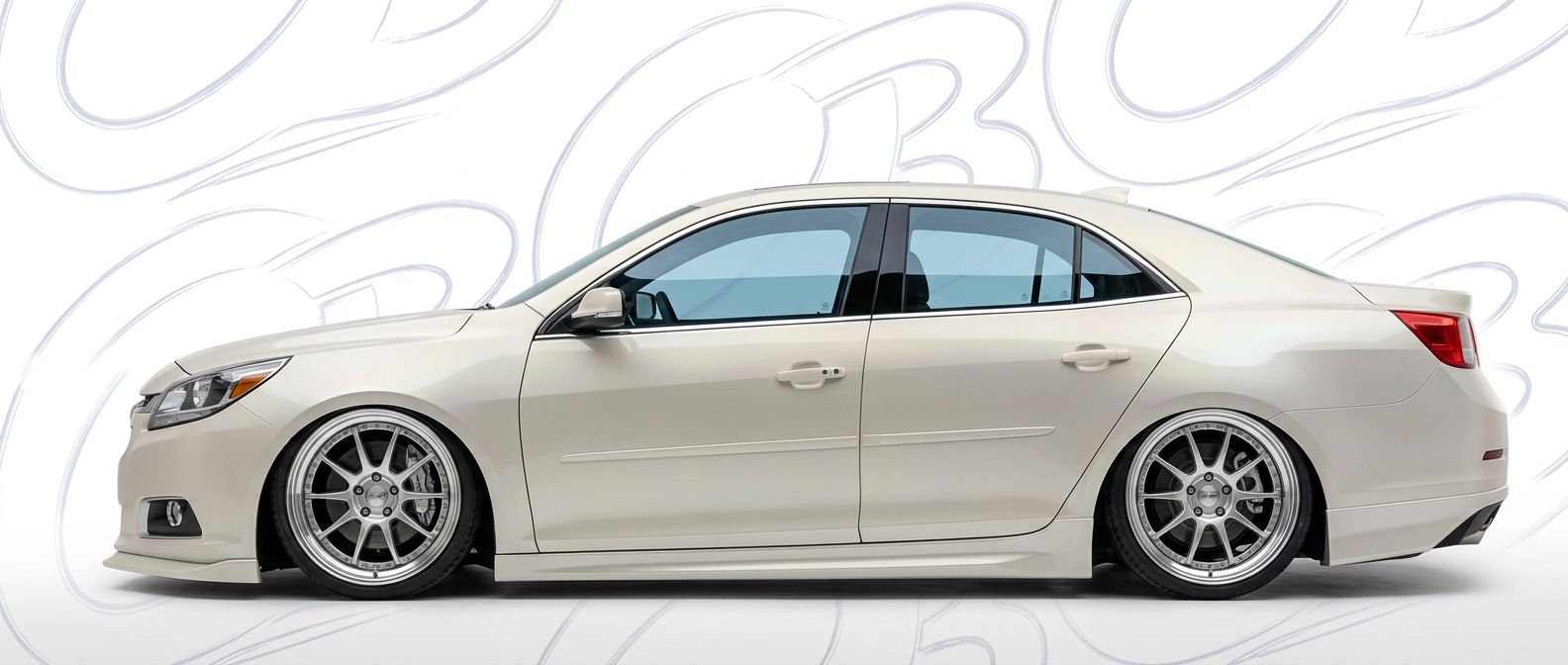 Professional automotive photography of a 2015 Chevrolet Malibu with high-fidelity 2015.