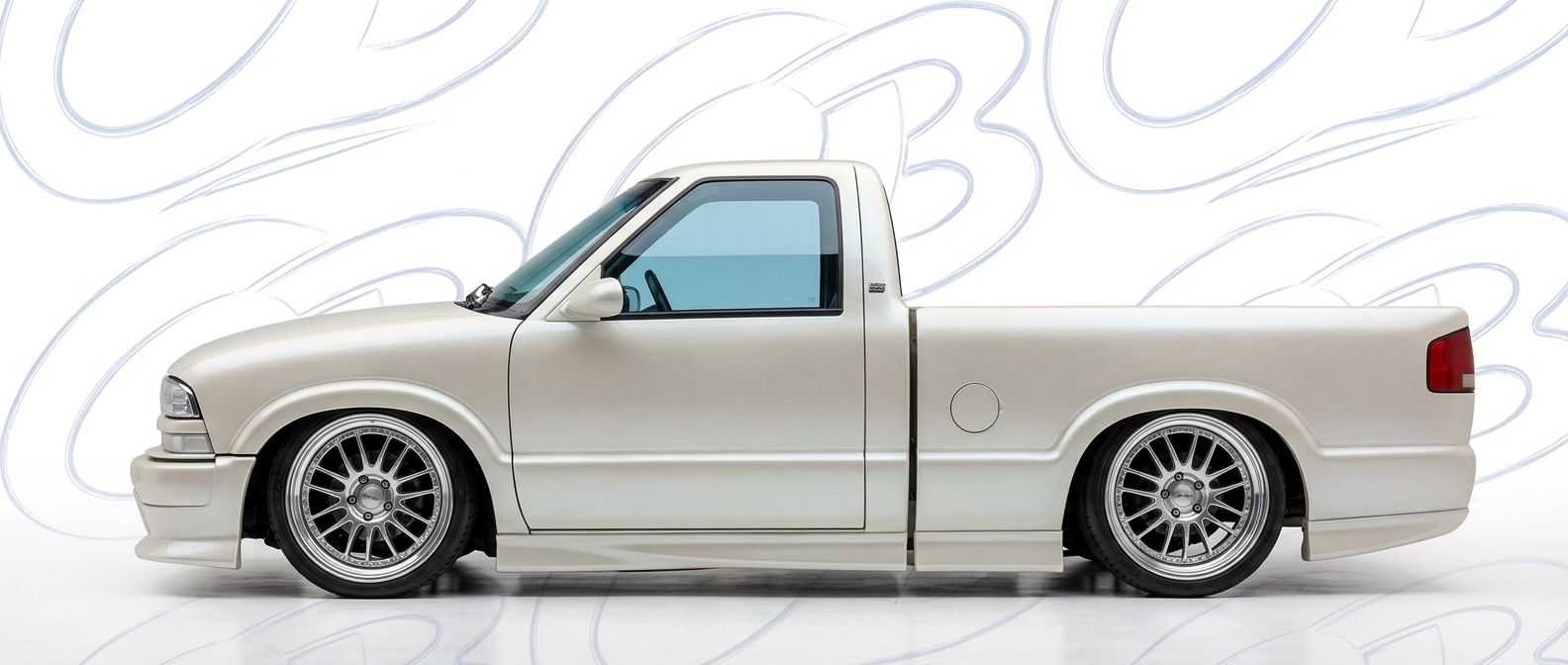 Chevrolet S10 1995 - Bodykits, Bumpers, Fenders and more... Professional automotive photography of a 1995 Chevrolet S10 with high-fidelity 1995.