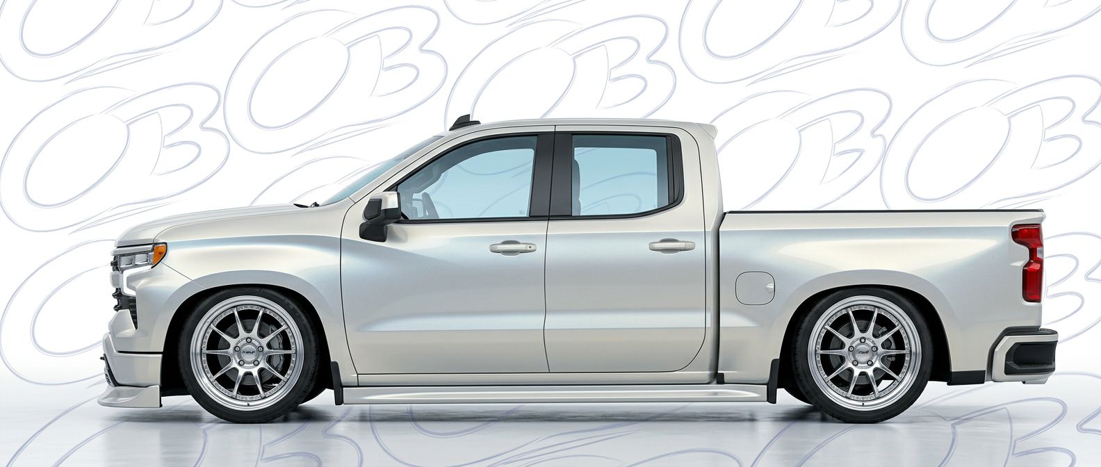 Chevrolet Silverado 1500 2024 - Bodykits, Bumpers, Fenders and more... Professional automotive photography of a 2024 Chevrolet Silverado 1500 with high-fidelity 2024.