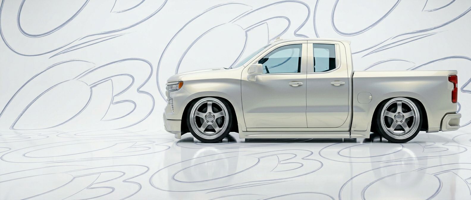 Chevrolet Silverado 1500 2025 - Bodykits, Bumpers, Fenders and more... Front-angle view of 2025 Chevrolet Silverado 1500 2025 - Durable and stylish exterior enhancement.