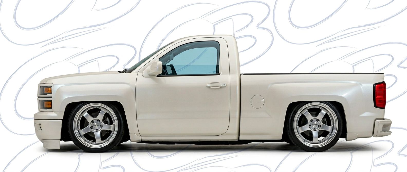 Detailed view of 2014 Chevrolet Silverado 2014 featuring lightweight, durable construction.