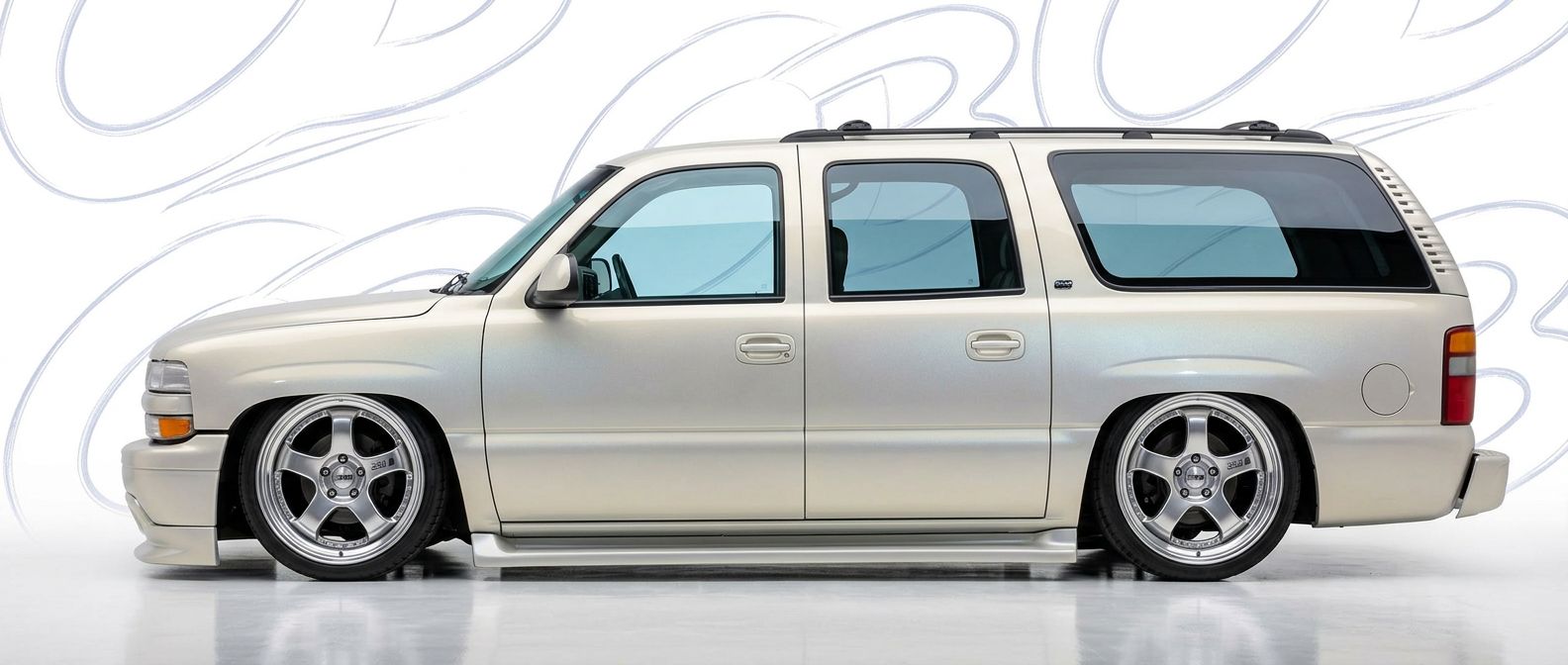 Front-angle view of 2001 Chevrolet Suburban 2001 - Durable and stylish exterior enhancement.