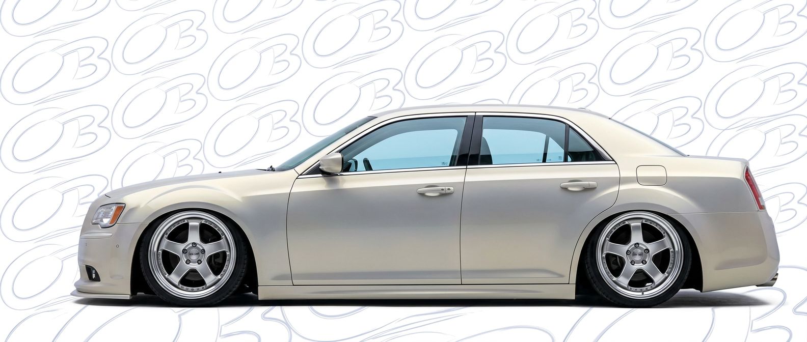 Professional automotive photography of a 2014 Chrysler 300 with high-fidelity 2014.