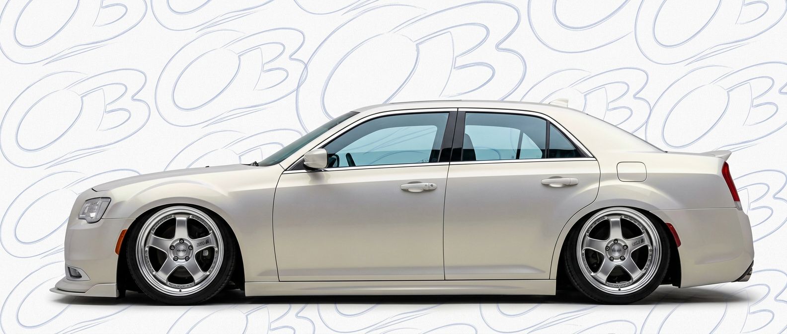 Professional automotive photography of a 2017 Chrysler 300 with high-fidelity 2017.