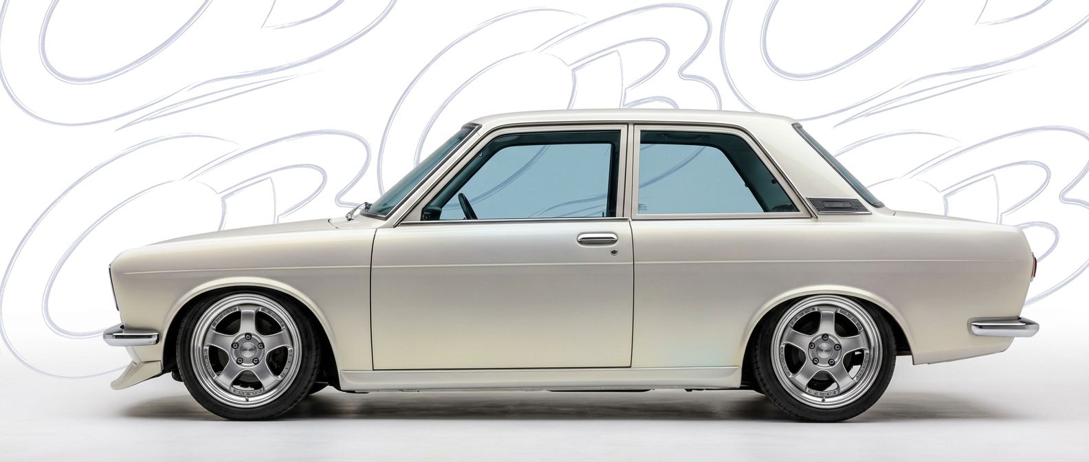 Detailed view of 1972 Datsun 510 1972 featuring lightweight, durable construction.