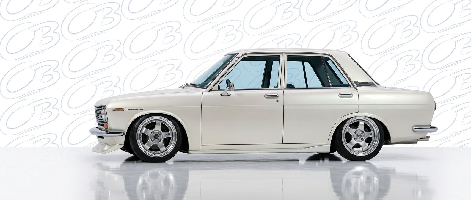 Top-tier  Datsun 510 510 featuring a high-gloss finish and carbon fiber weave.