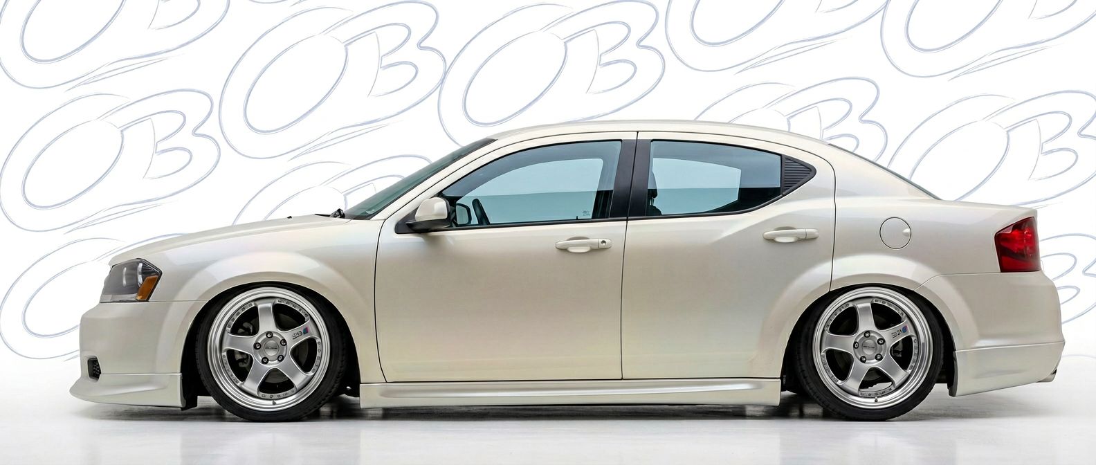 Front-angle view of 2008 Dodge Avenger 2008 - Durable and stylish exterior enhancement.