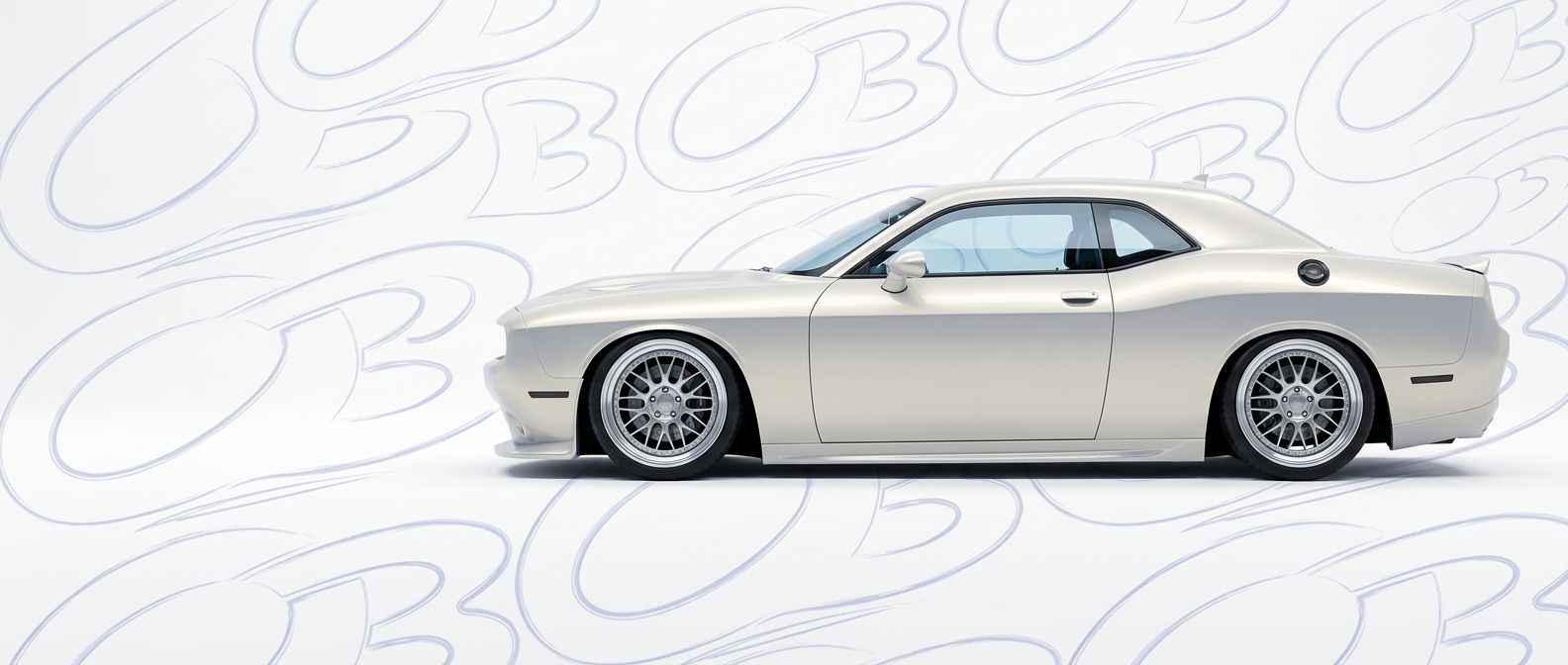 Front-angle view of 2021 Dodge Challenger 2021 - Durable and stylish exterior enhancement.