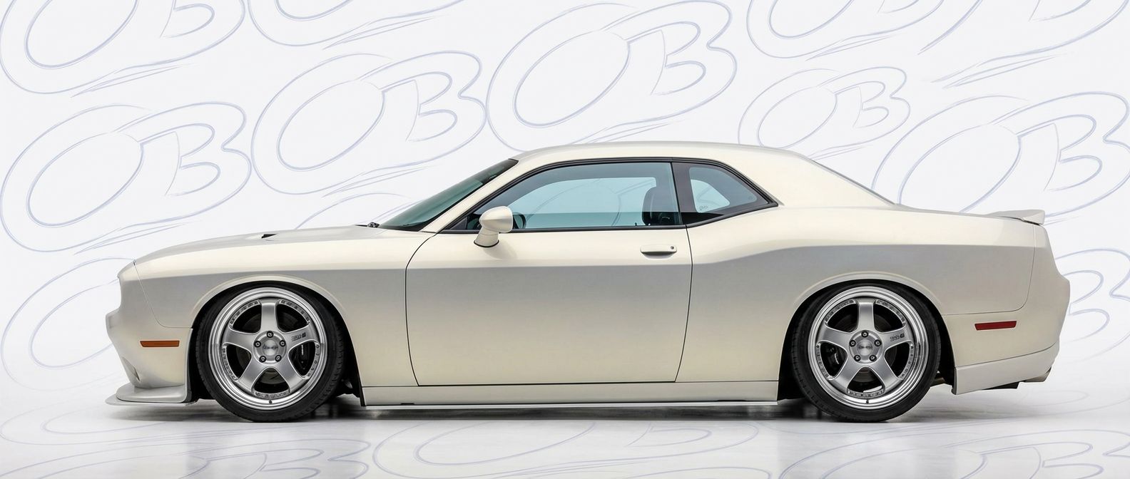 Front-angle view of  Dodge Challenger Challenger - Durable and stylish exterior enhancement.
