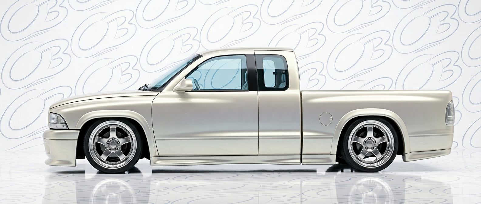 Aerodynamic 2002 Dodge Dakota 2002 - Sleek design for enhanced vehicle styling.