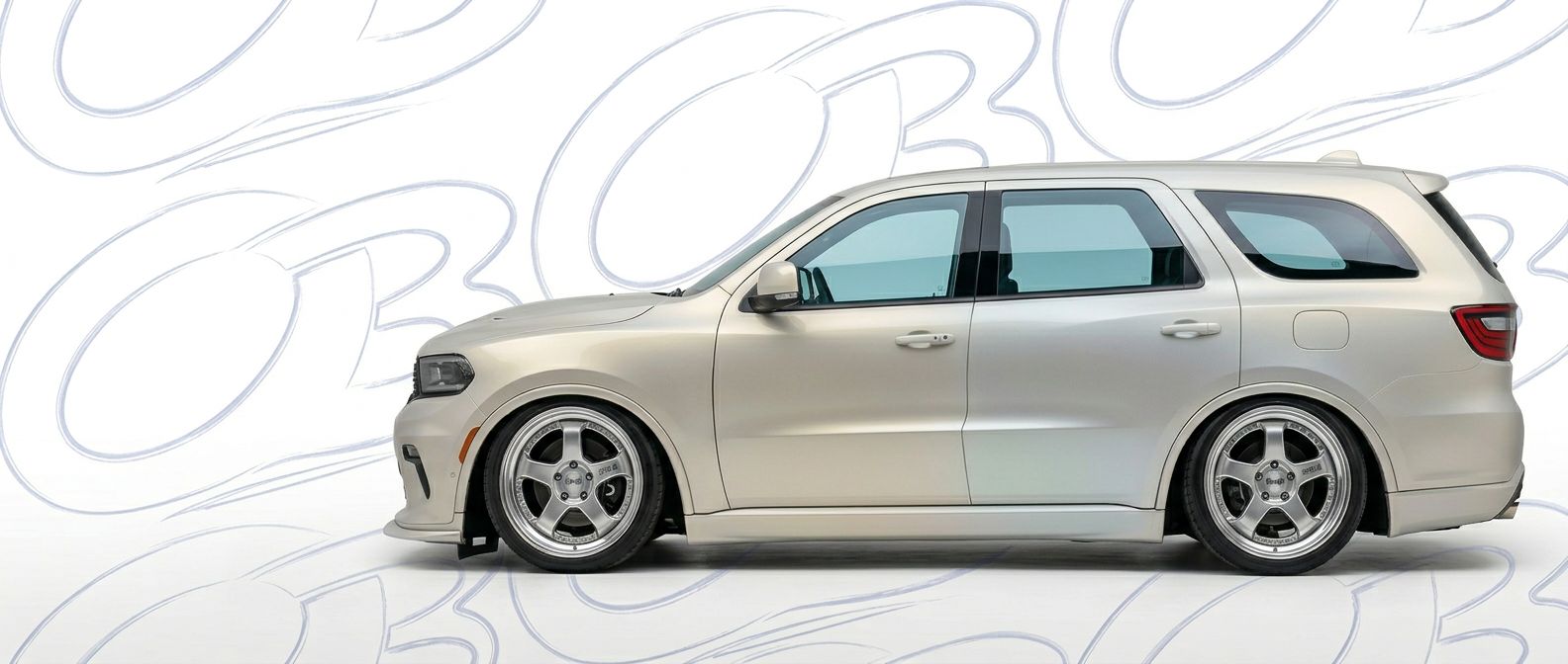 Detailed view of 2023 Dodge Durango 2023 featuring lightweight, durable construction.