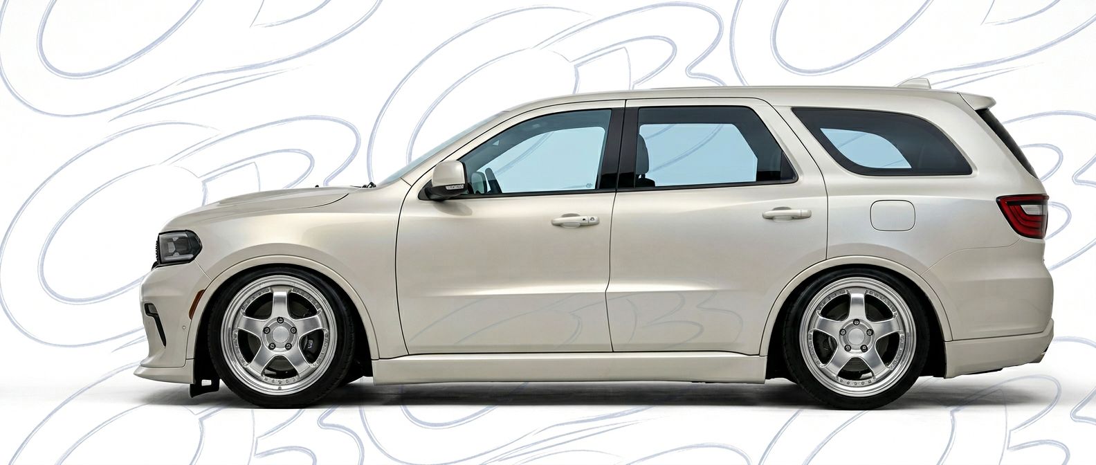 Aerodynamic  Dodge Durango Durango - Sleek design for enhanced vehicle styling.