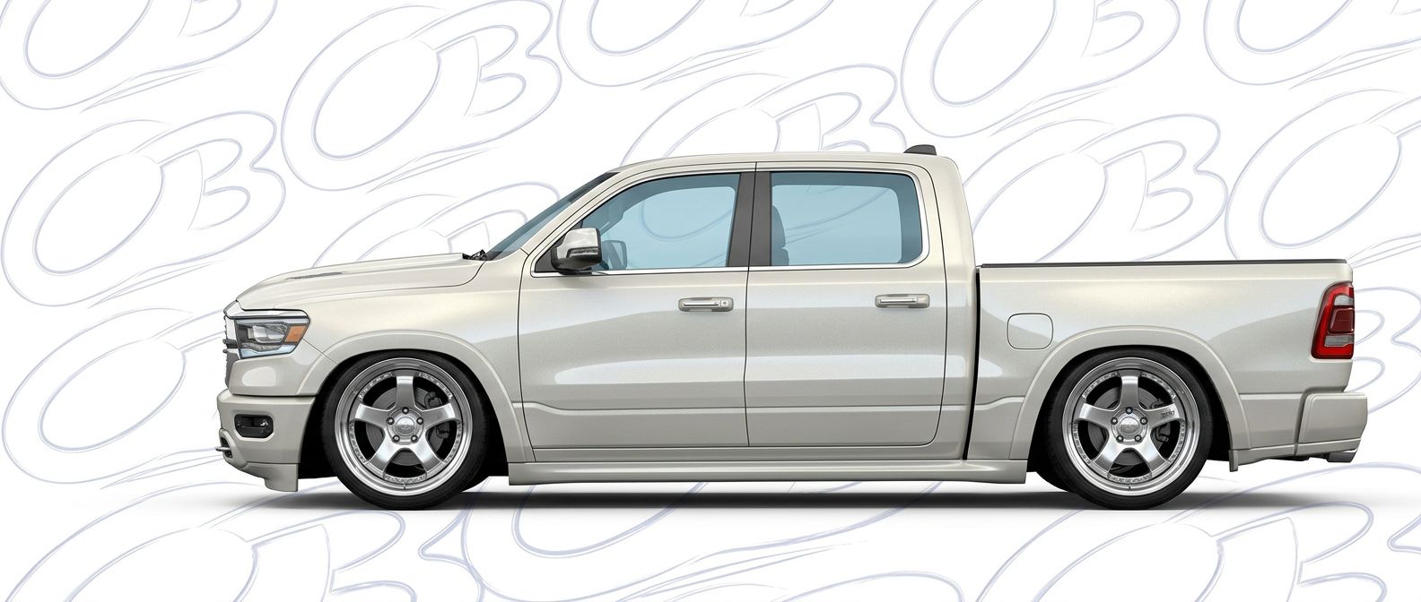 Front-angle view of 2020 Dodge Ram 2020 - Durable and stylish exterior enhancement.