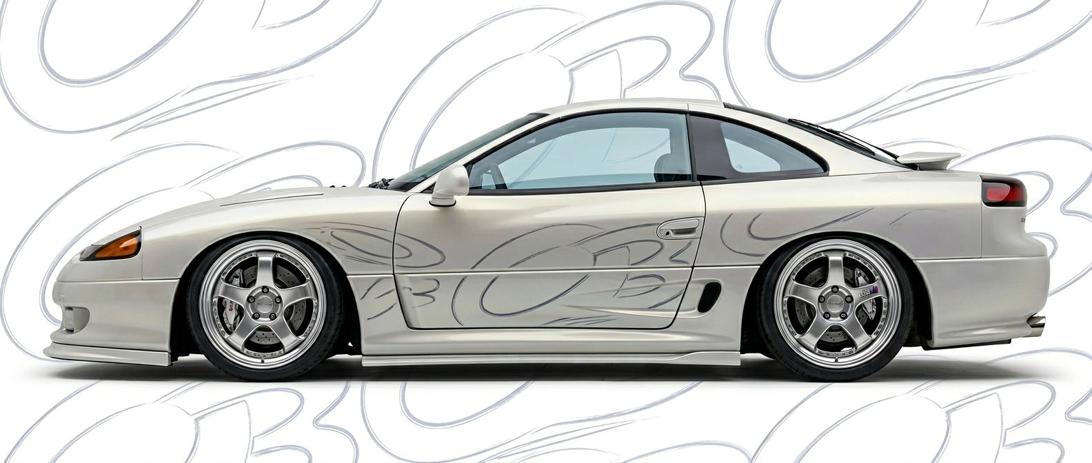 Front-angle view of 1994 Dodge Stealth 1994 - Durable and stylish exterior enhancement.