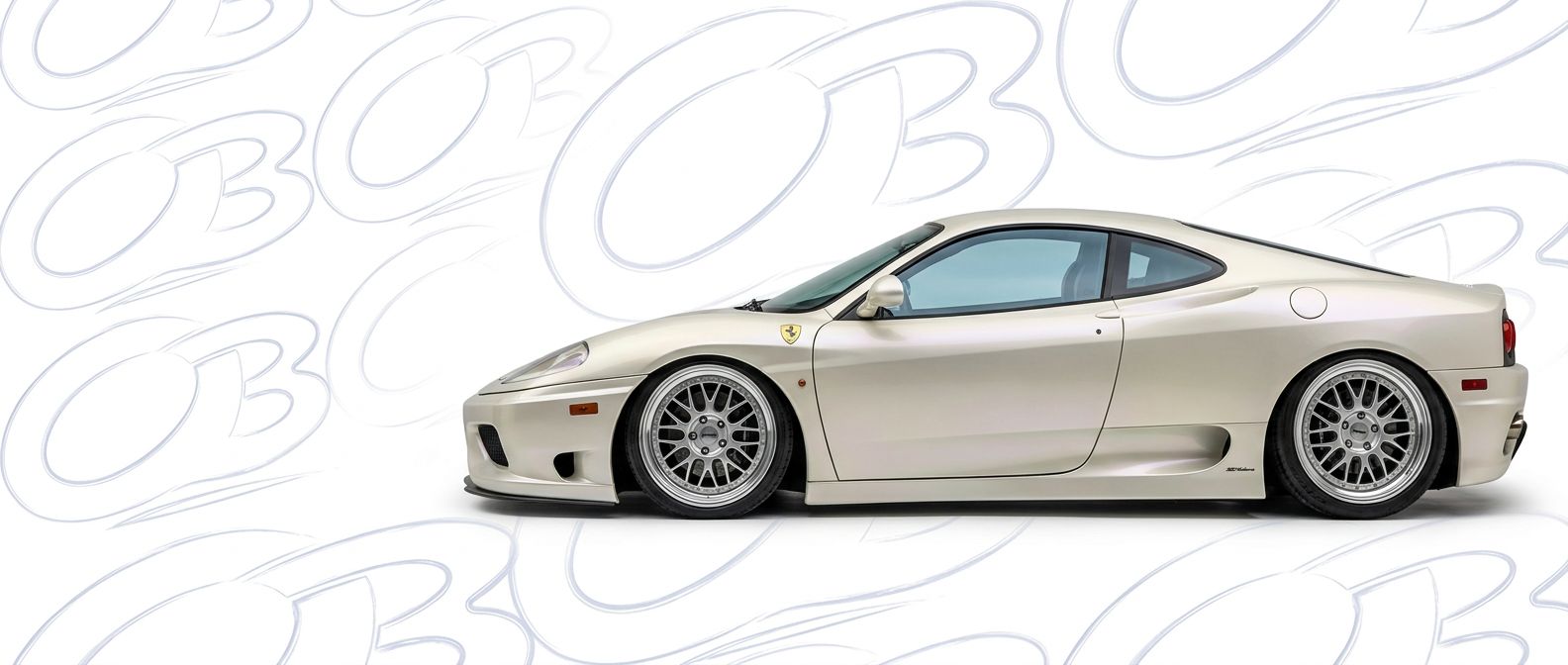 Professional automotive photography of a 1999 Ferrari 360 with high-fidelity 1999.