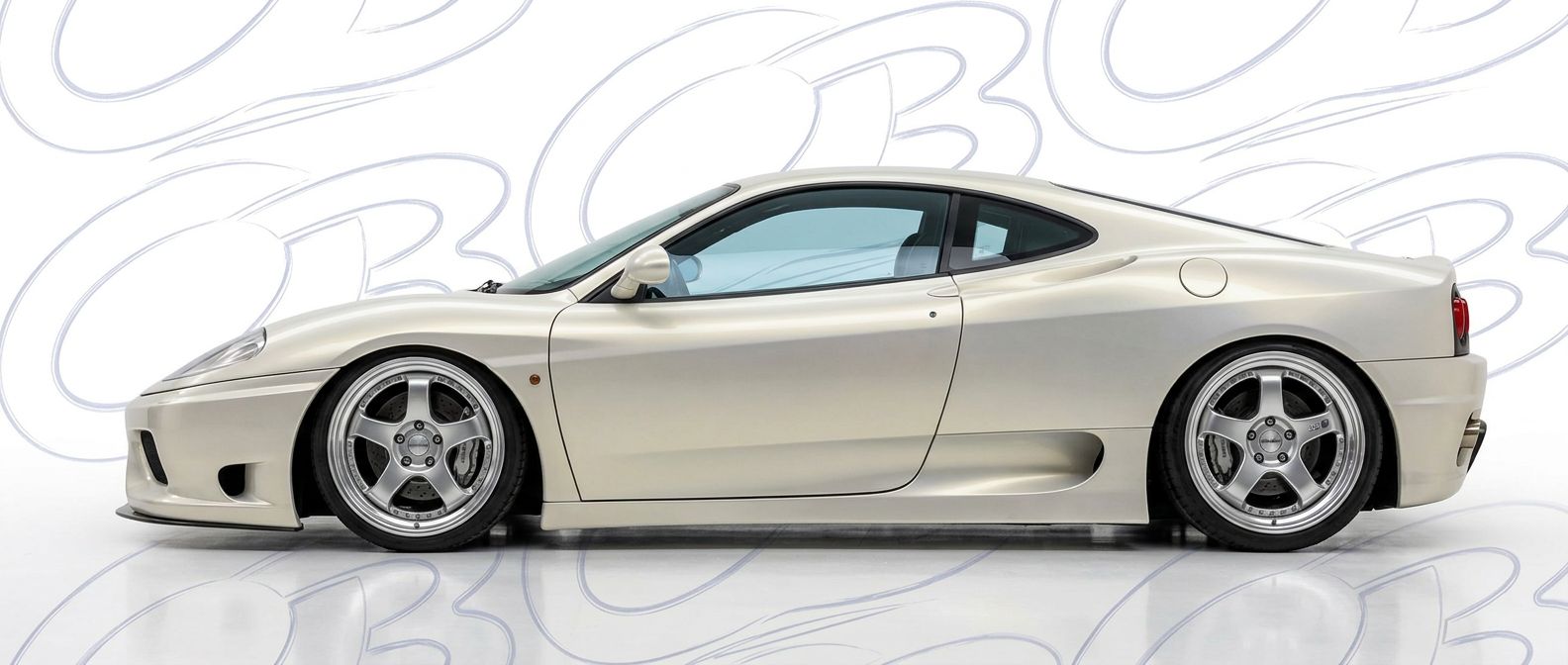 Professional automotive photography of a 2004 Ferrari 360 with high-fidelity 2004.