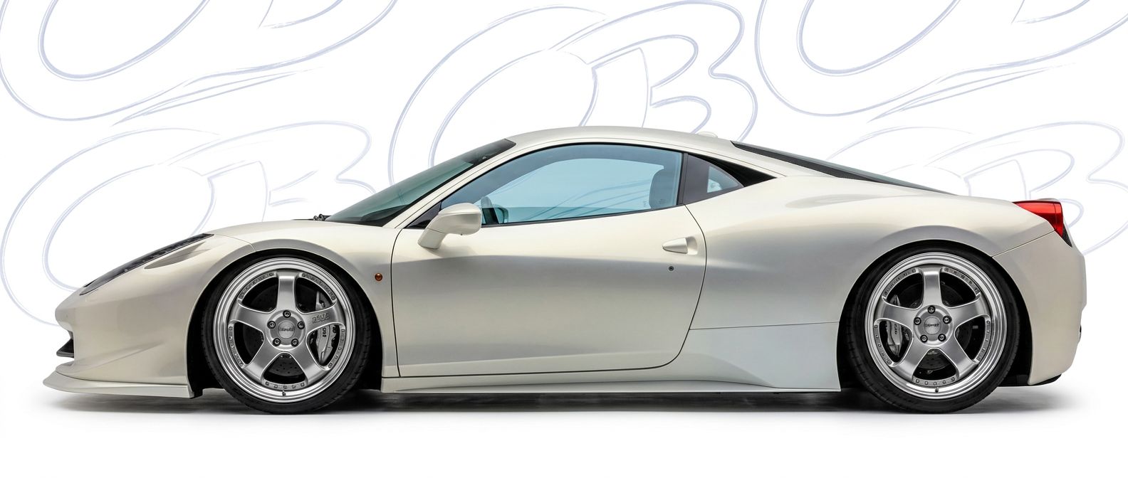 Top-tier 2010 Ferrari 458 2010 featuring a high-gloss finish and carbon fiber weave.