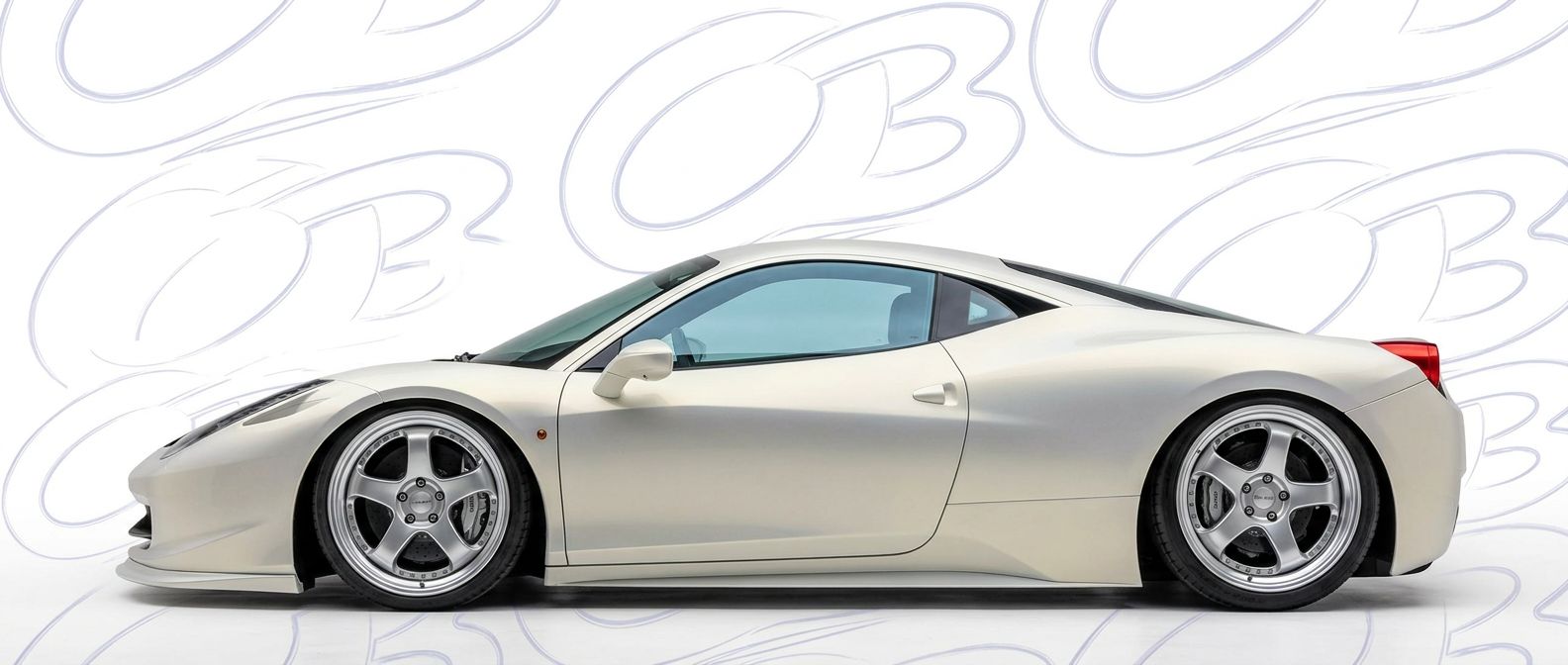 Top-tier 2011 Ferrari 458 2011 featuring a high-gloss finish and carbon fiber weave.