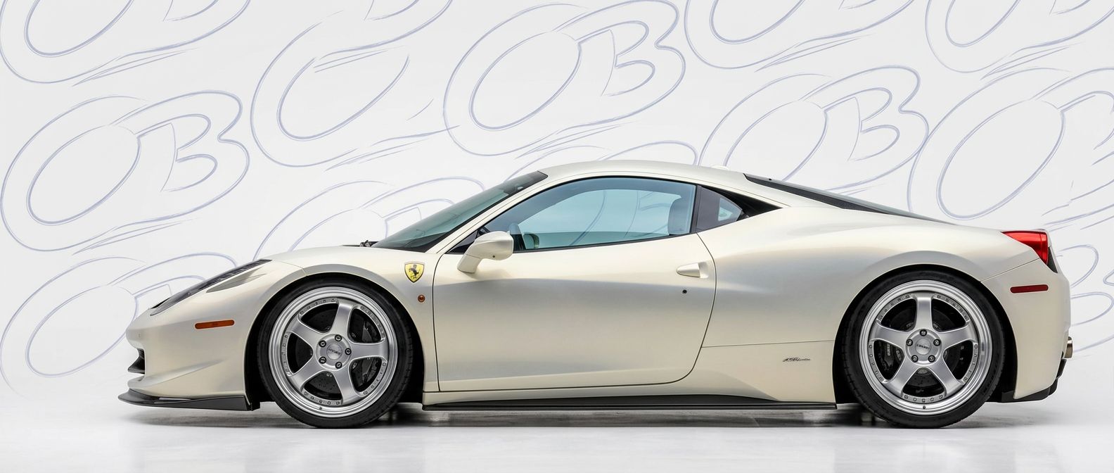 Front-angle view of 2014 Ferrari 458 2014 - Durable and stylish exterior enhancement.