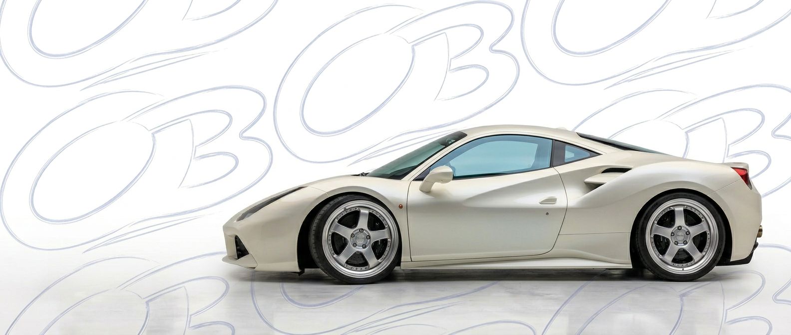 Top-tier 2018 Ferrari 488 2018 featuring a high-gloss finish and carbon fiber weave.