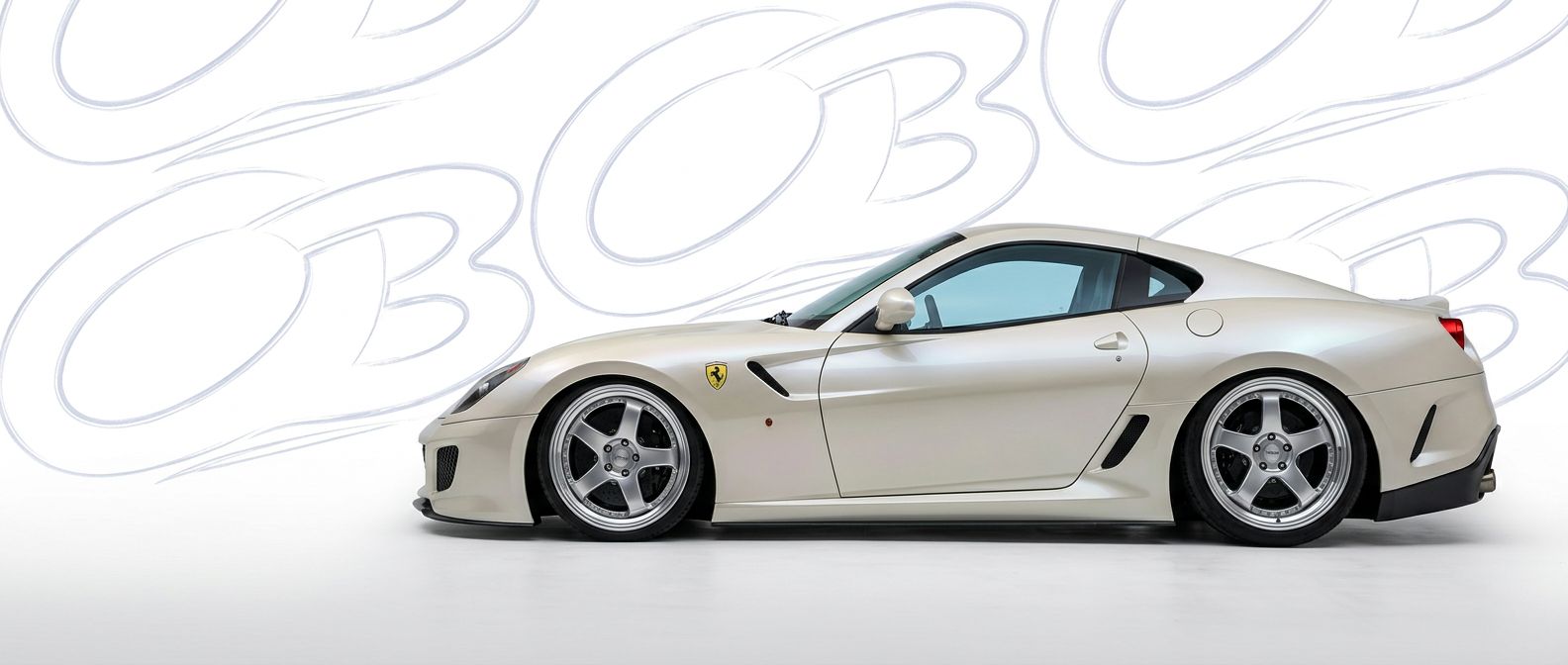 Aerodynamic 2012 Ferrari 599 2012 - Sleek design for enhanced vehicle styling.