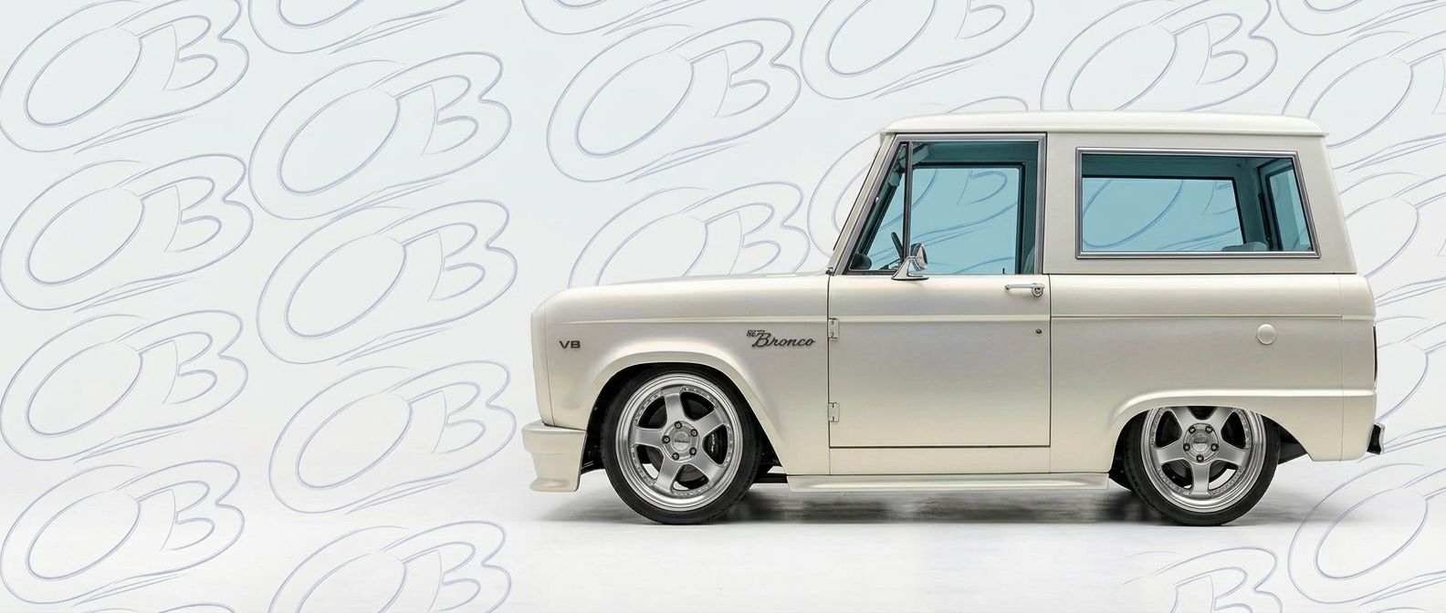 Front-angle view of 1967 Ford Bronco 1967 - Durable and stylish exterior enhancement.