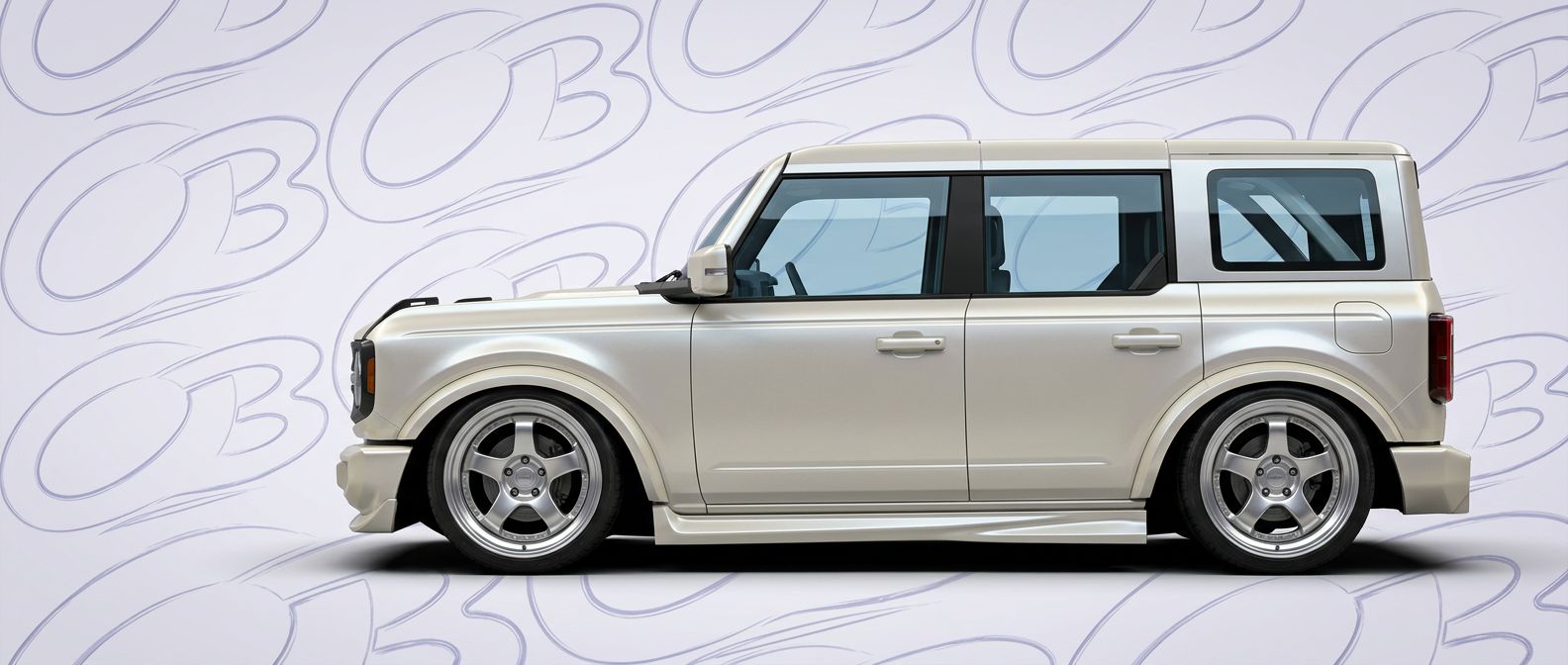 High-quality 2021 Ford Bronco 2021 exterior shot with professional studio lighting.