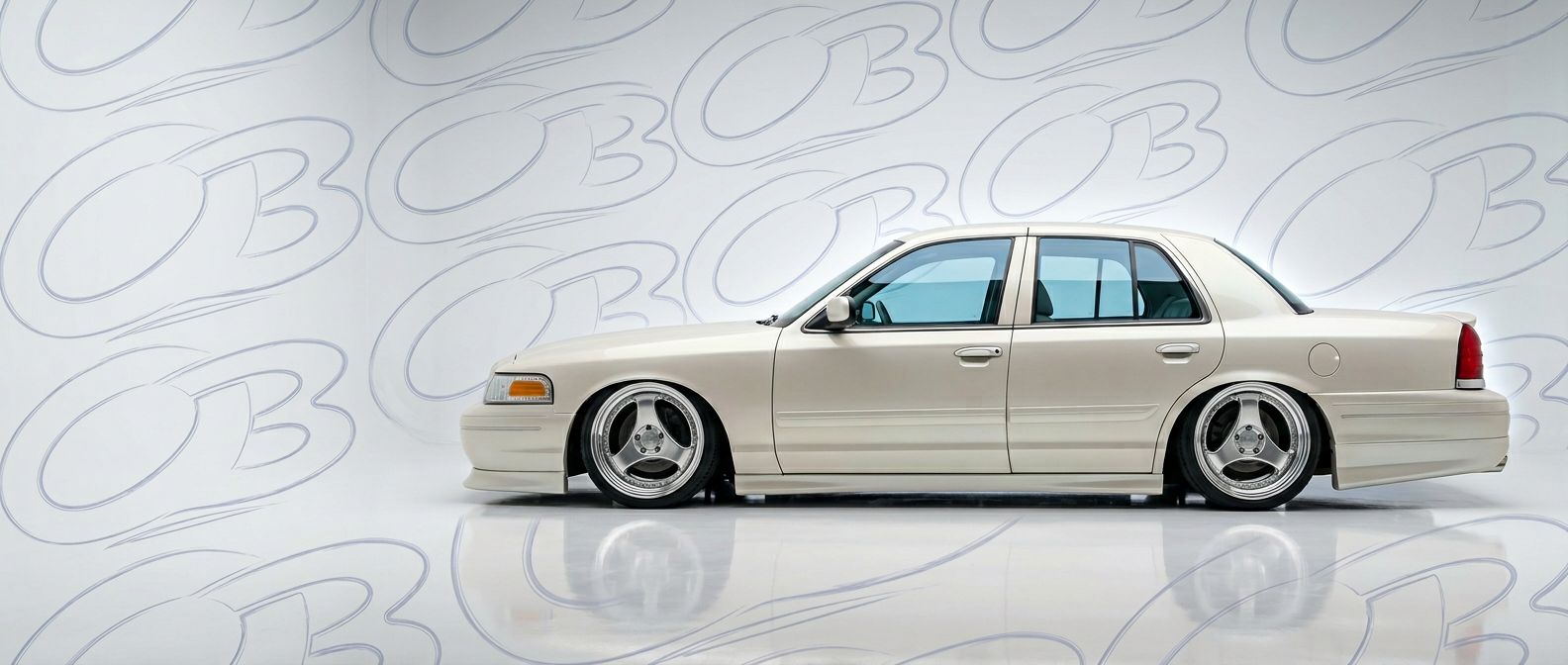 Top-tier 2002 Ford Crown Victoria 2002 featuring a high-gloss finish and carbon fiber weave.