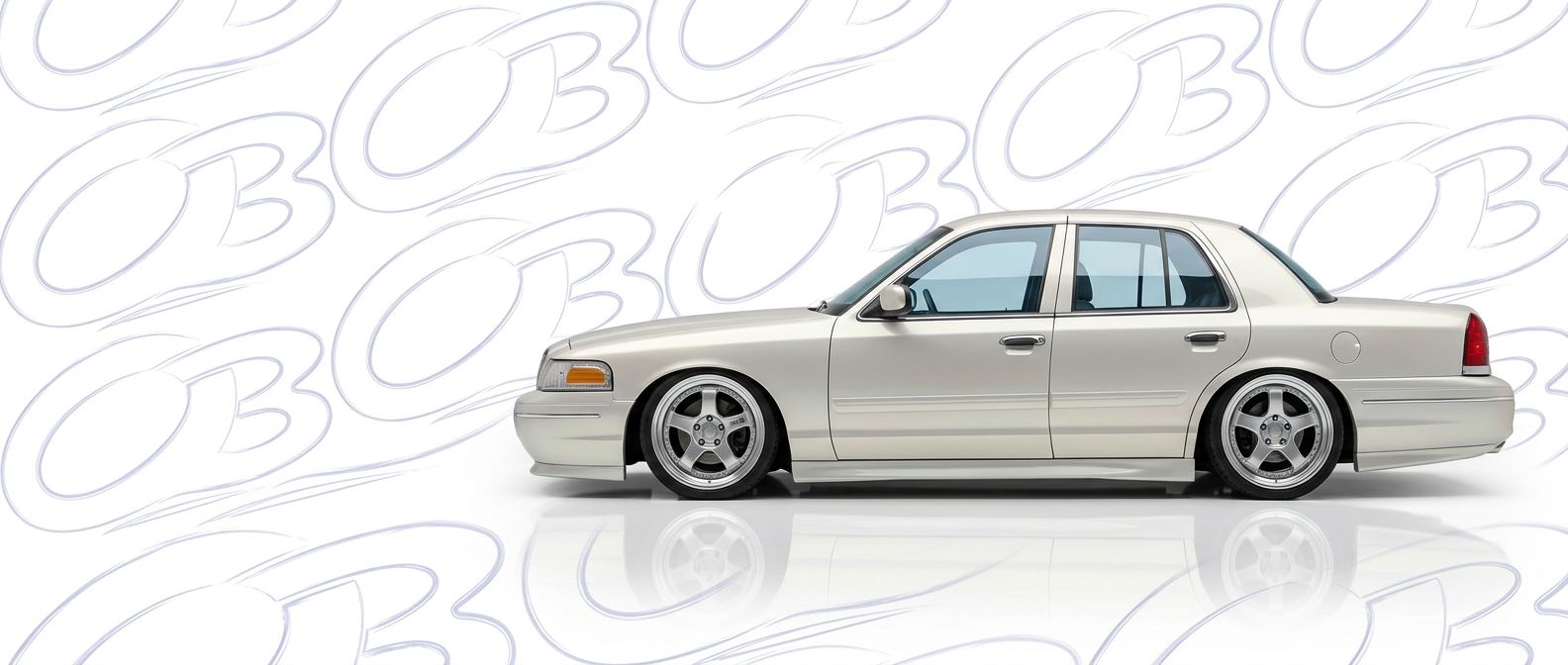 Top-tier 2011 Ford Crown Victoria 2011 featuring a high-gloss finish and carbon fiber weave.