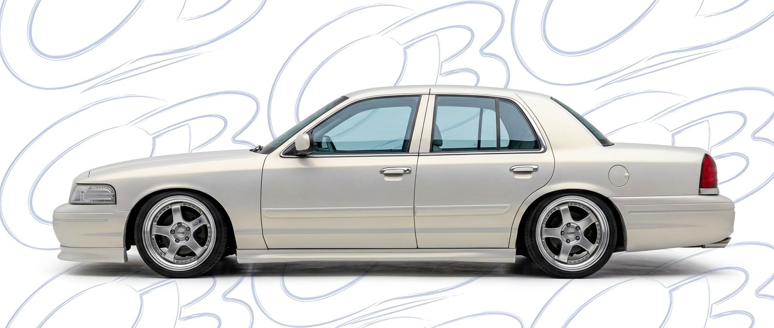 Detailed view of  Ford Crown Victoria Crown Victoria featuring lightweight, durable construction.