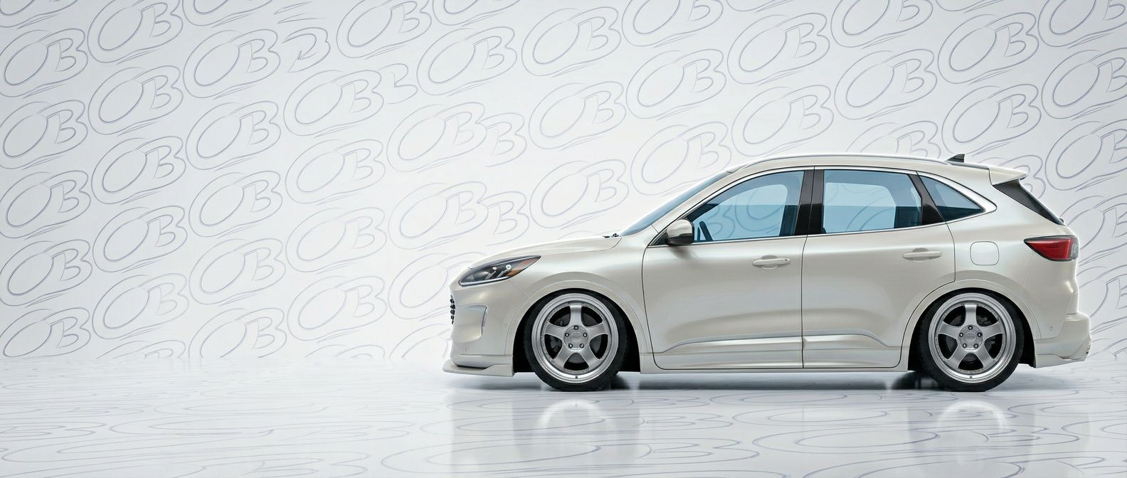 Top-tier  Ford Escape Escape featuring a high-gloss finish and carbon fiber weave.