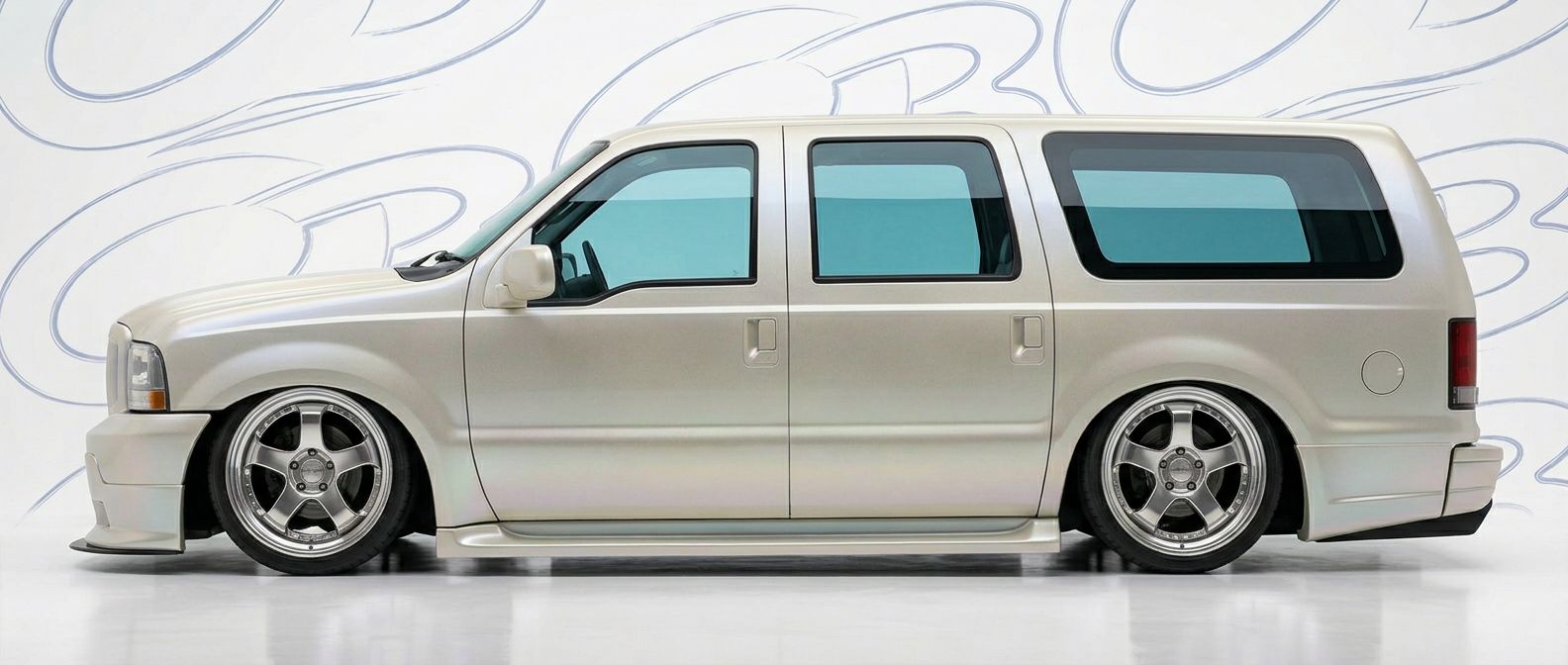 Detailed view of 2002 Ford Excursion 2002 featuring lightweight, durable construction.