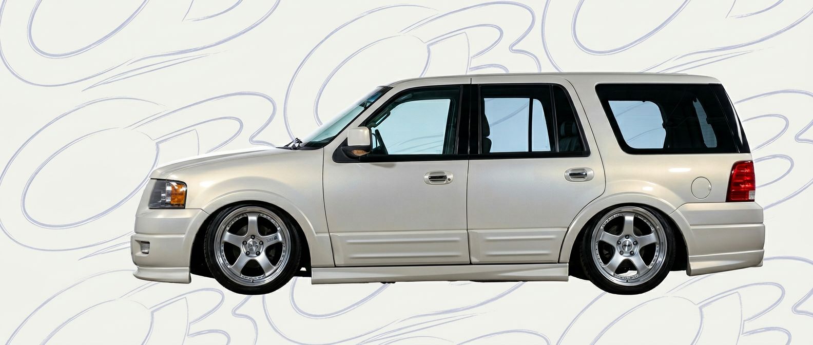 Custom 2002 for 2002 Ford Expedition - Premium aerodynamic automotive body parts.