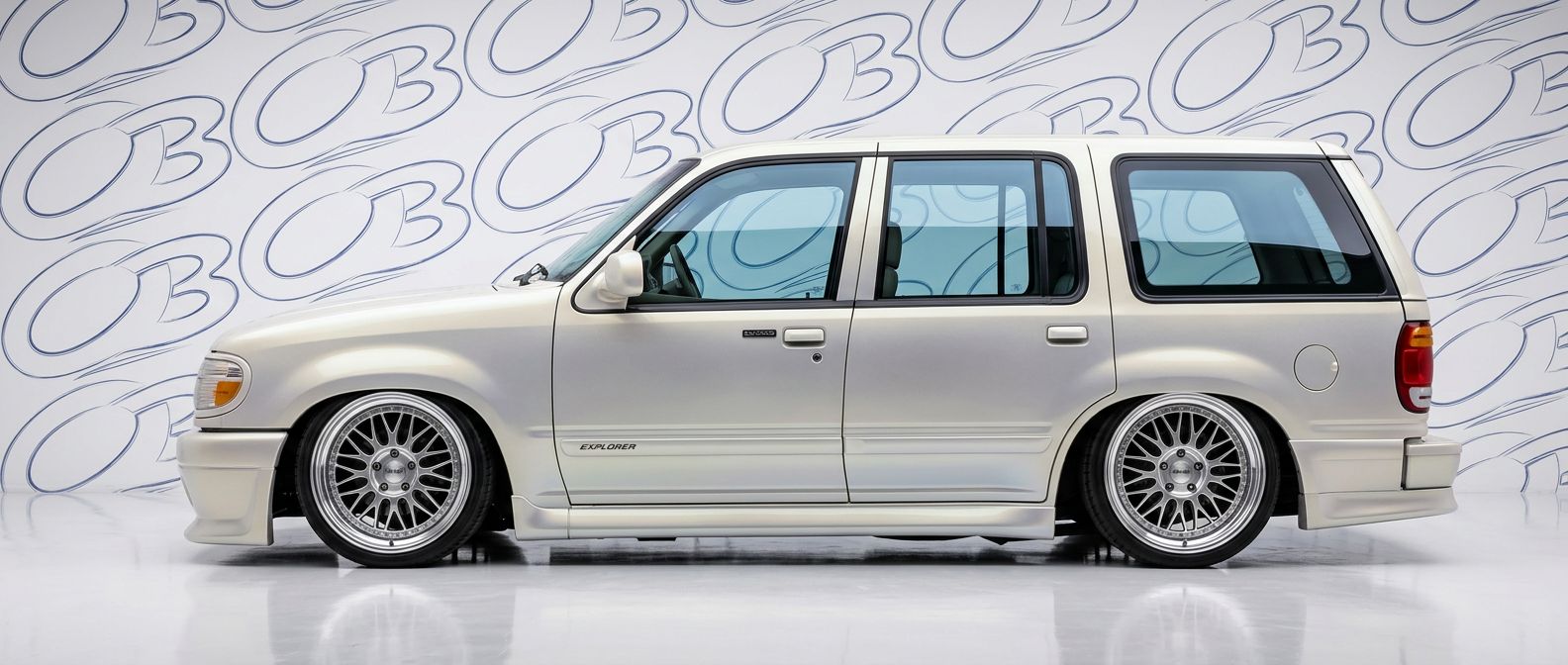 Professional automotive photography of a 1997 Ford Explorer with high-fidelity 1997.