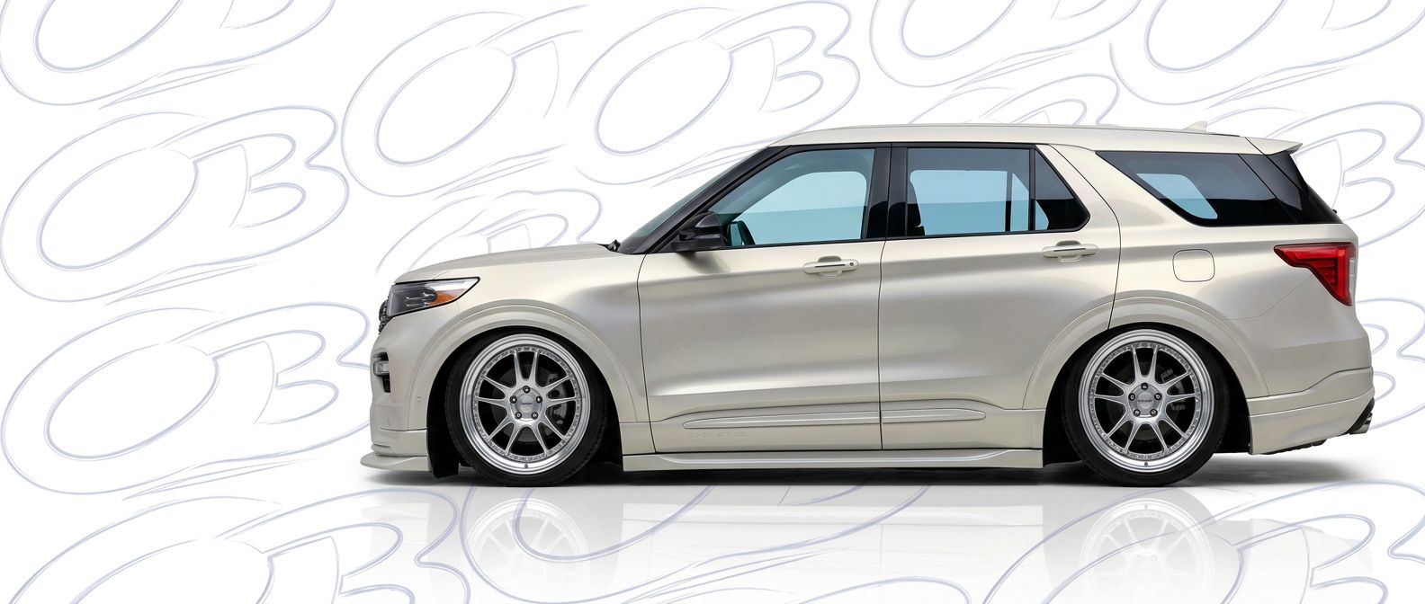 Professional automotive photography of a  Ford Explorer with high-fidelity Explorer.