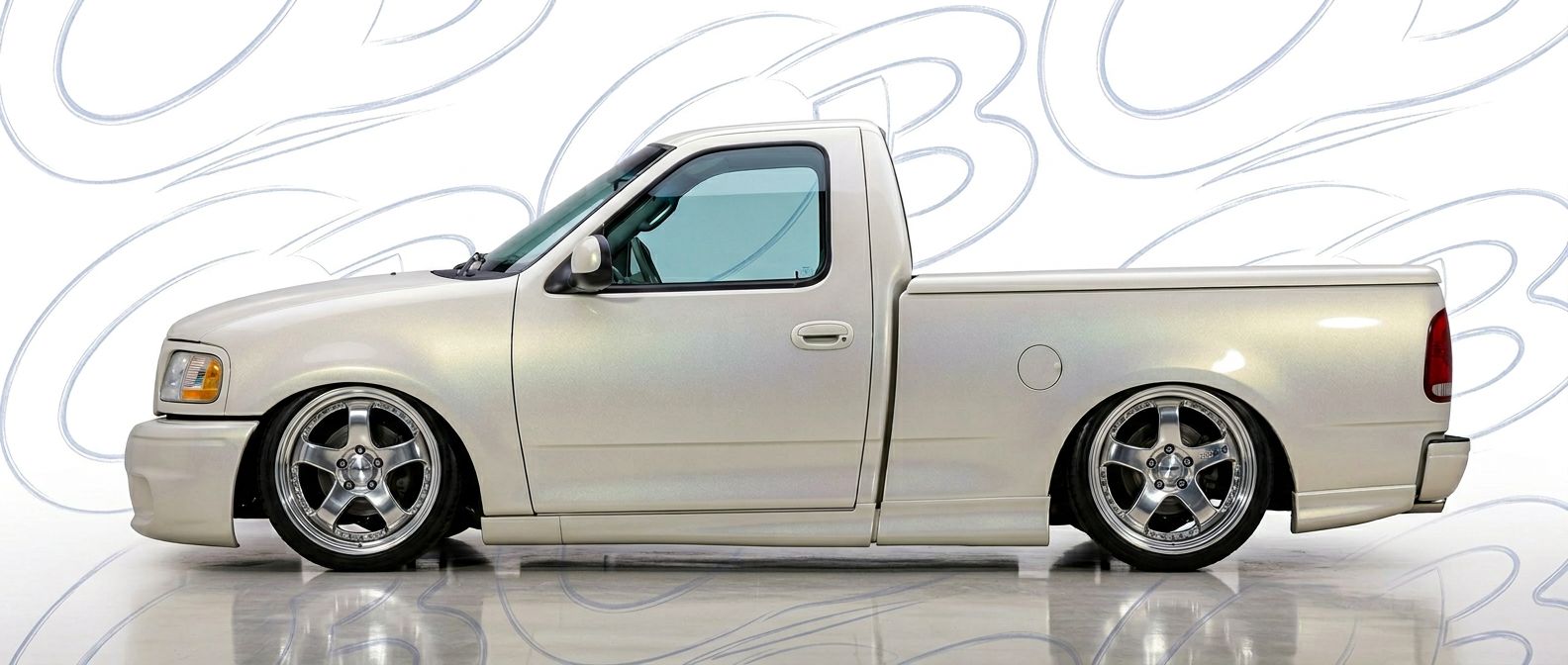 Front-angle view of 2003 Ford F-150 2003 - Durable and stylish exterior enhancement.