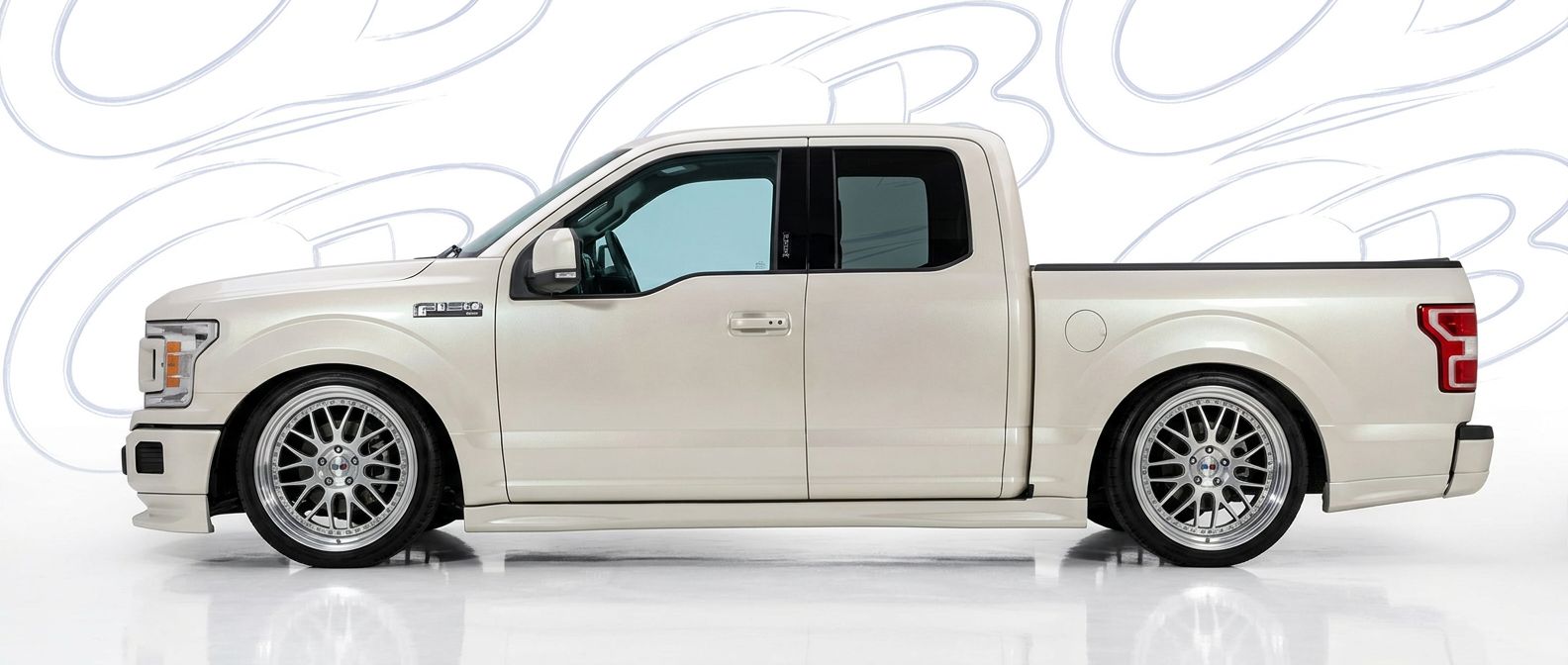 Top-tier 2018 Ford F-150 2018 featuring a high-gloss finish and carbon fiber weave.