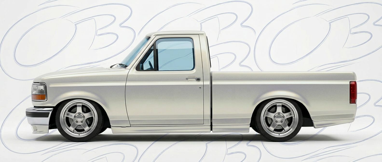 Aerodynamic 1993 Ford F-250 1993 - Sleek design for enhanced vehicle styling.